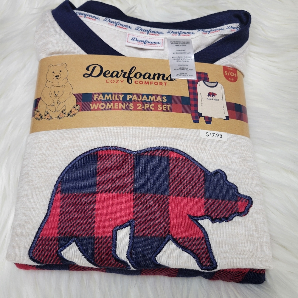 Dearfoams Womens 2pc p.j.